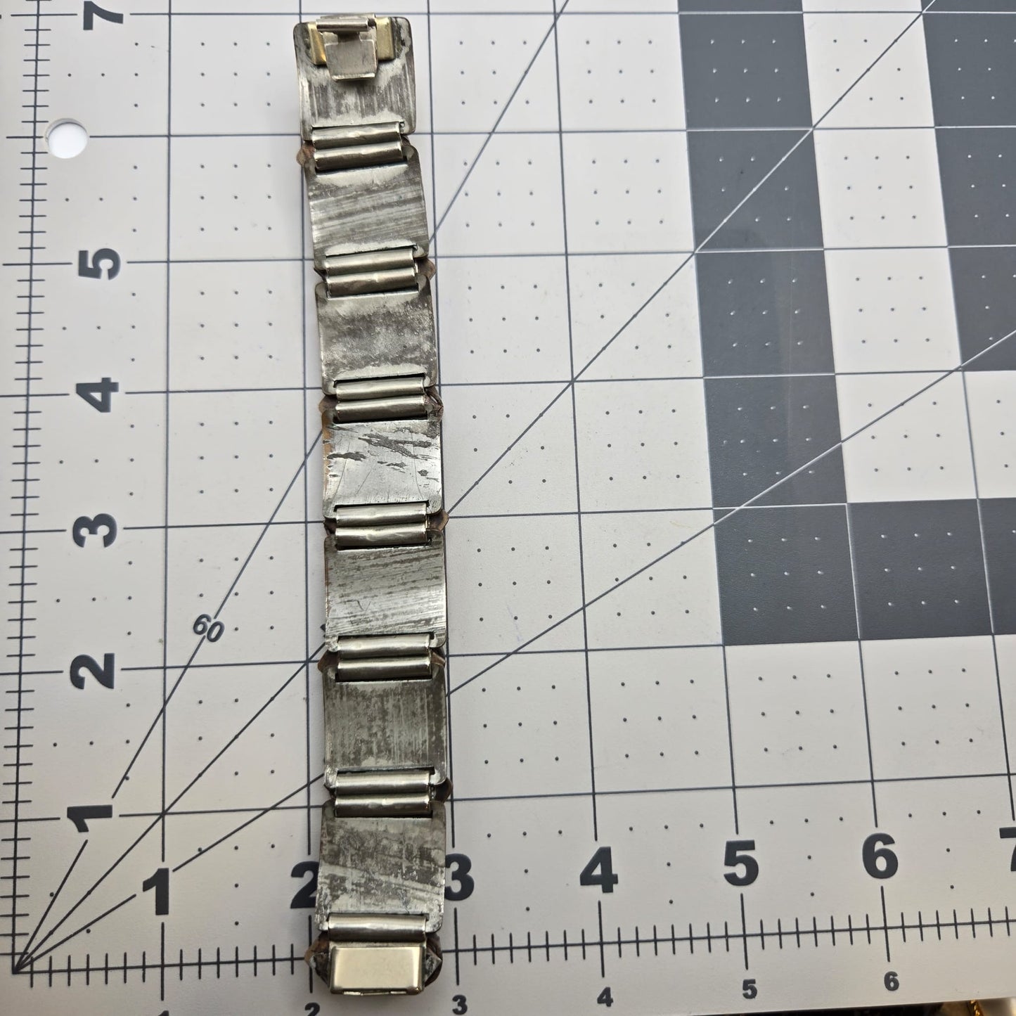 Vintage REBAJES Copper  Swirl Dot Modernist Geometric bracelet