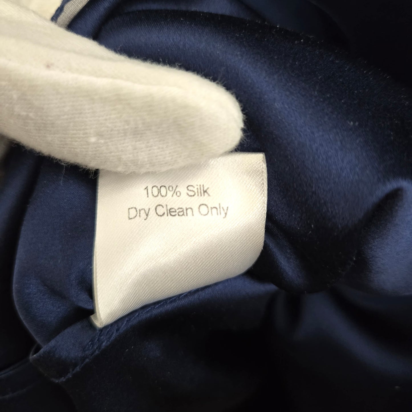KAMPERETT Meiere  Silk Organza  Navy Blue Dress size L
