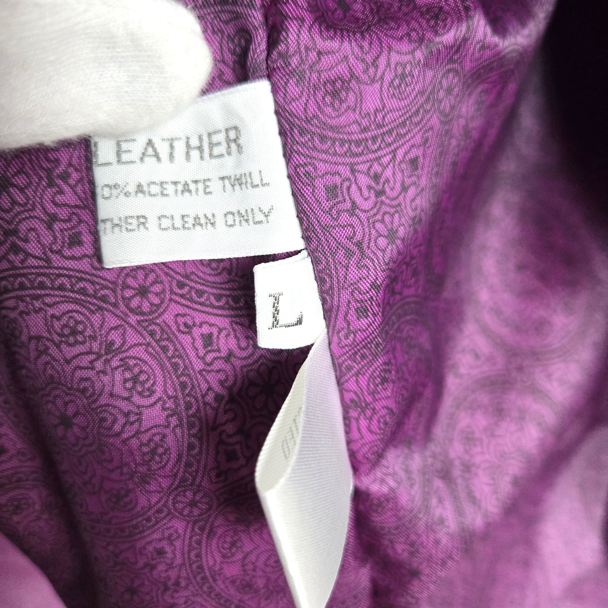 Vintage MADGE'S fuchsia pink suede leather oversized jacket coat size L