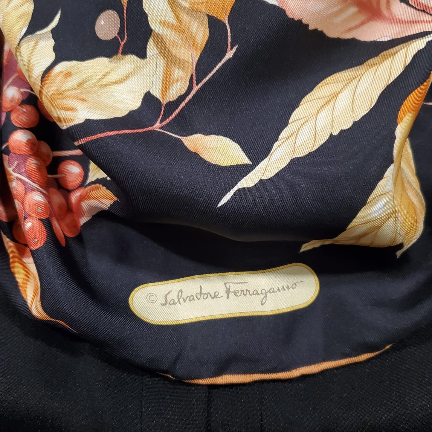 Vintage SALVATORE FERRAGAMO Silk Scarf