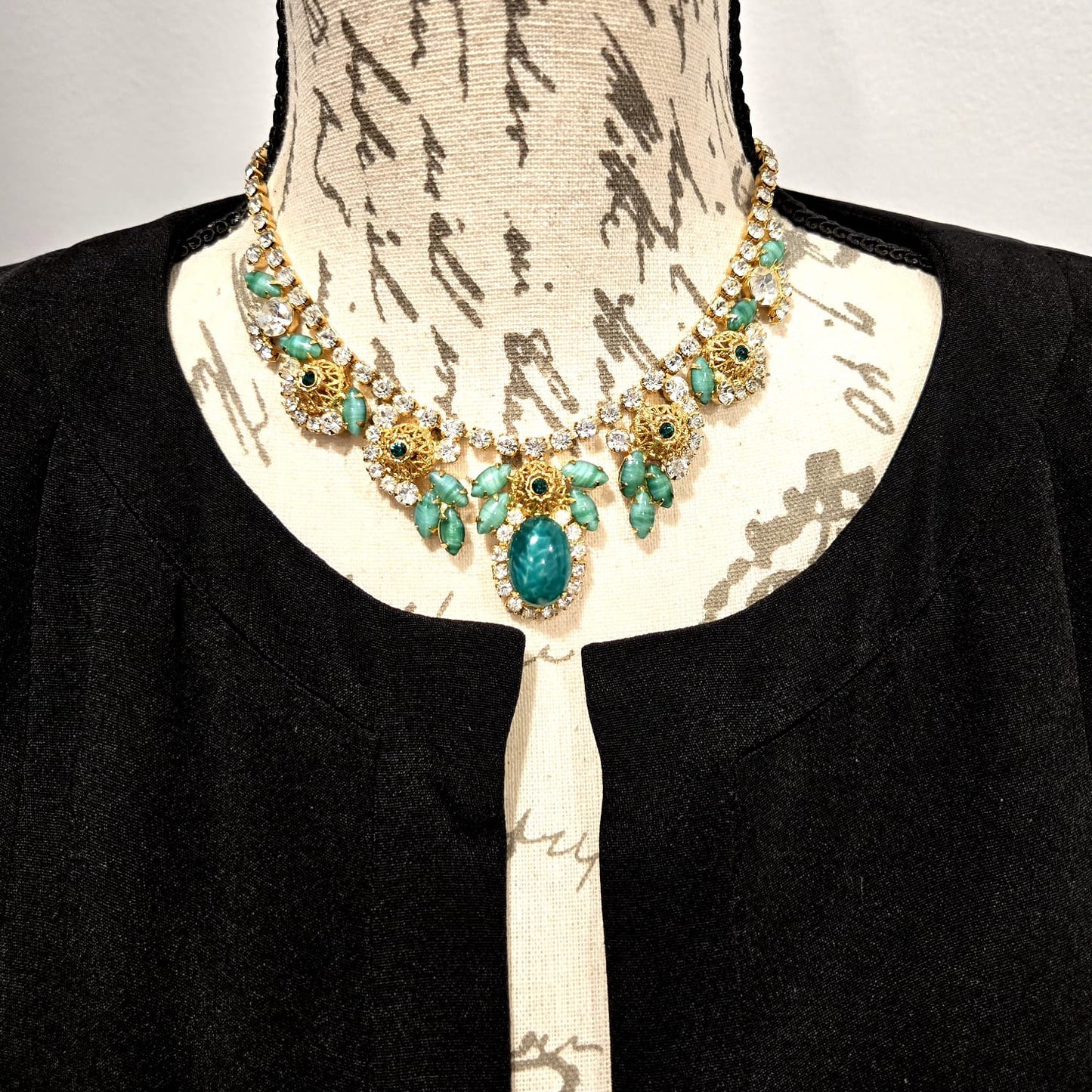 Vintage DeLizza & Elster Juliana Necklace and Bracelet Set