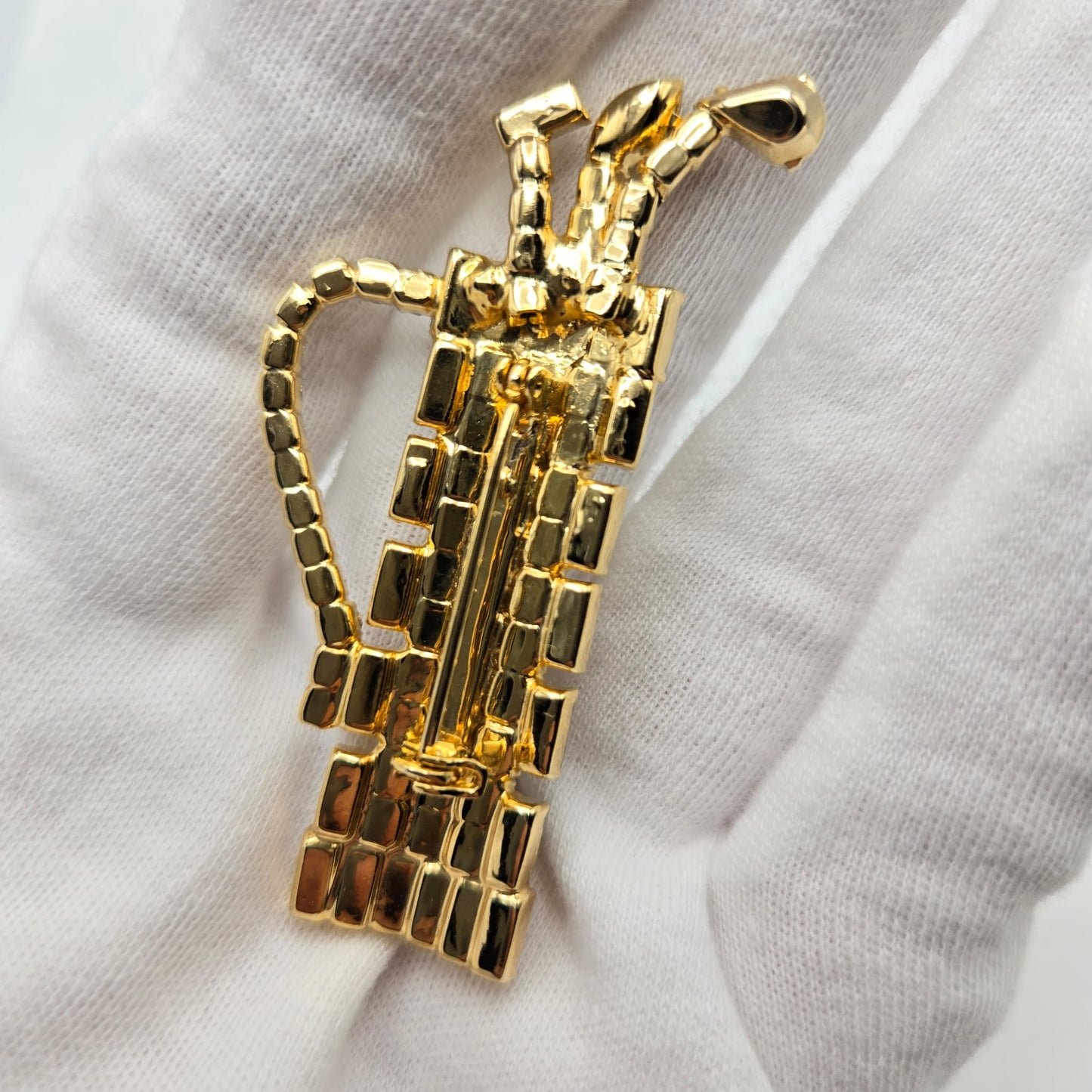 Vintage Golf Bag Brooch Pin