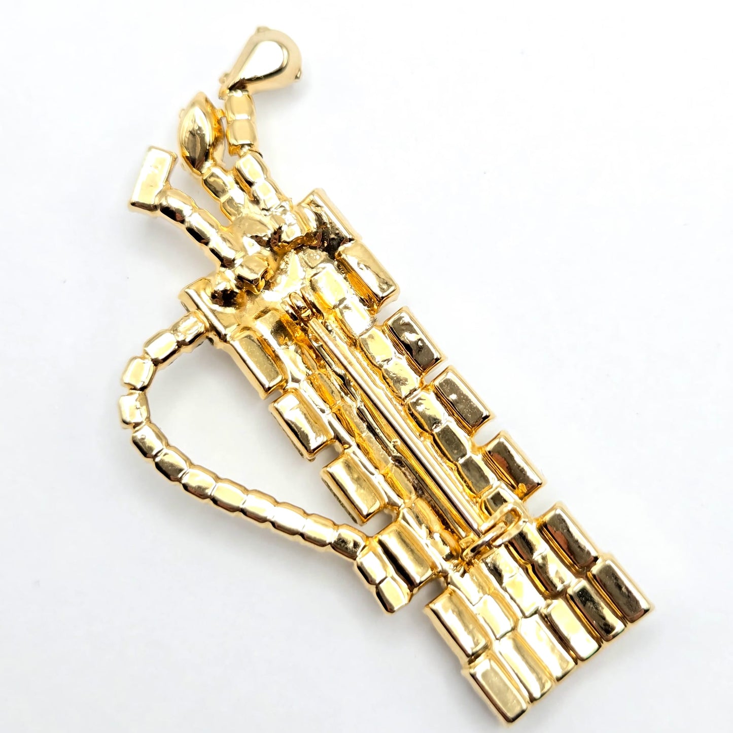 Vintage Golf Bag Brooch Pin