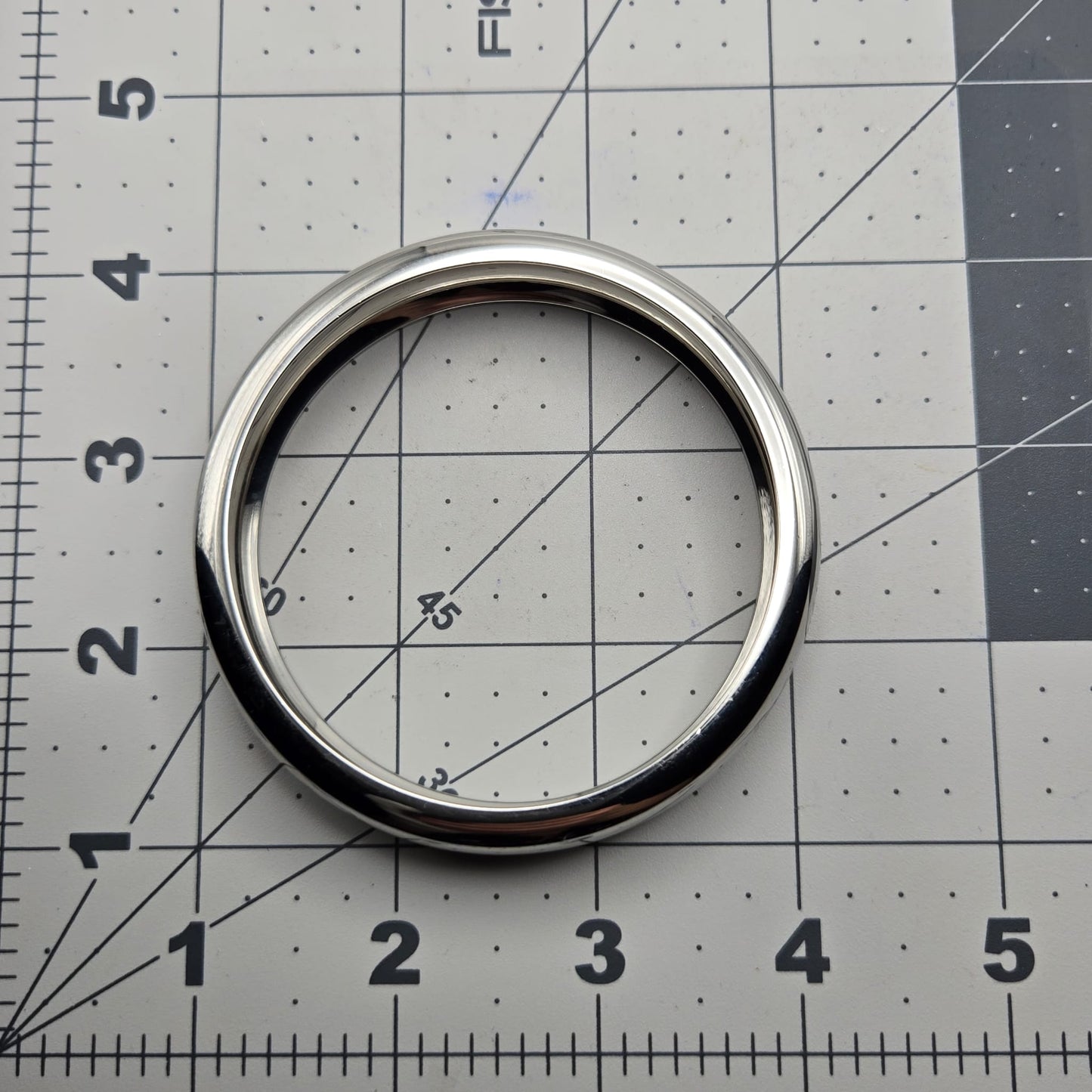 D&G DOLCE GABBANA What Goes Around Comes Around, Silver Tone Bangle Bracelet, Very Good Condition